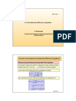 LTI Described by Difference Equations: Yn XK N