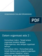 Komunikasi Organisasi