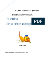 Bucuria de A Scrie Compuneri