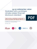 Reporting On Enterprise Value Climate Prototype