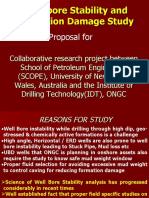 Wellbore Stability and Formation Damage Study