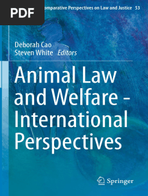 Animal Law and Welfare - International Perspectives
