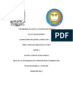 Práctica 8 Estabilidad en Compuestos de Coordinación PDF