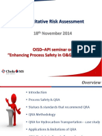 Quantitative Risk Assessment: 18 November 2014