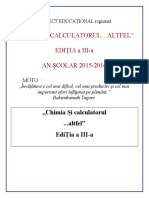 0 Proiect Educational Chimia Si Calculatorul