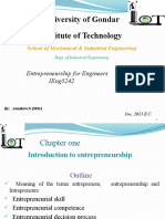 Chapter 01 Entrepreneurship