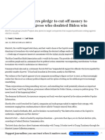 Democracy Dies in Darkness: Marriott, Blue Cross Blue Shield pledge to cut off funding to members of Congress who doubted Biden win