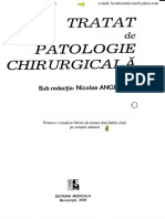 Tratat de Patologie Chirurgicală Vol I by N. Angelescu