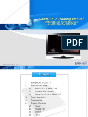 Samsung Ln R408d Lnrxx9d Lnxxm51bd Lnr269d Lnr329d Lnr409d Lnr469d Ln32m51bd Ln40m51bd Ln46m51bd Lcd Tv Training Manual Media Formats Display Technology