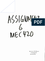 MEC420 Assignments 6