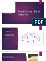 Finger-Spring (Single Cantilever) : Ms. Nimrah Razzque Memon