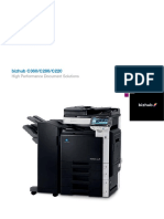 Bizhub C360/C280/C220: High Performance Document Solutions