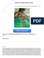 Dollar Bahu by Sudha Murty Ebook: Download Here