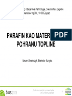 PARAFIN KAO MATERIJAL ZA Skladištenje Toplote PDF