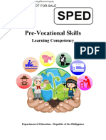 COVER For Pre-Vocational Package