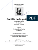Cartilla de La Guitarra, Segunda Parte (43 Estudios) PDF