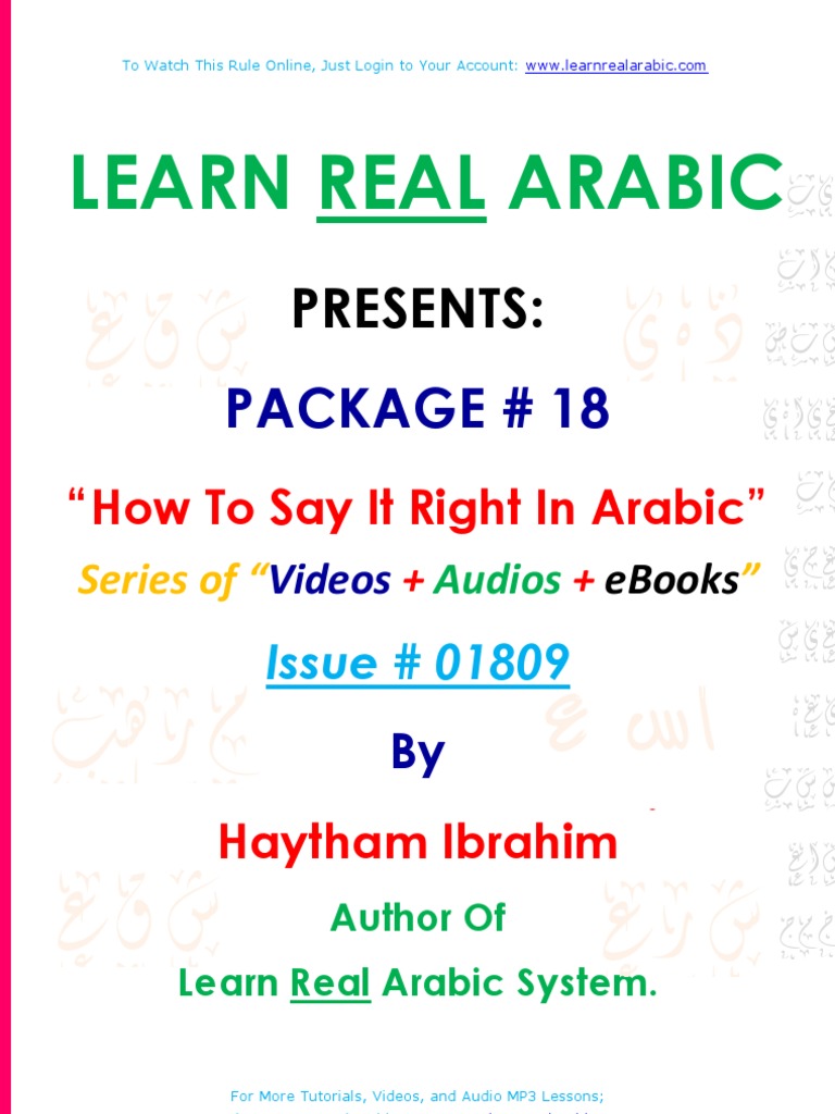Mastering Self-Introduction in Arabic | PDF | Arabic | Grammatical Number