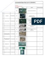 KT-6200 Recommended Spare Parts List V1.2-20190718