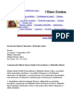 DECLARATIA SFINTEI CHINONITE DE LA SFANTUL MUNTE ATHOS PRIVIND BULETINELE MARCATE