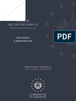 Manual de Marca Gobierno de El Salvador - Ministerios y Dependencias