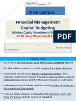 FM-Sessions 17-20 Capital Budgeting-Investment Decision Complete