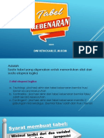 Tabel Kebenaran PDF