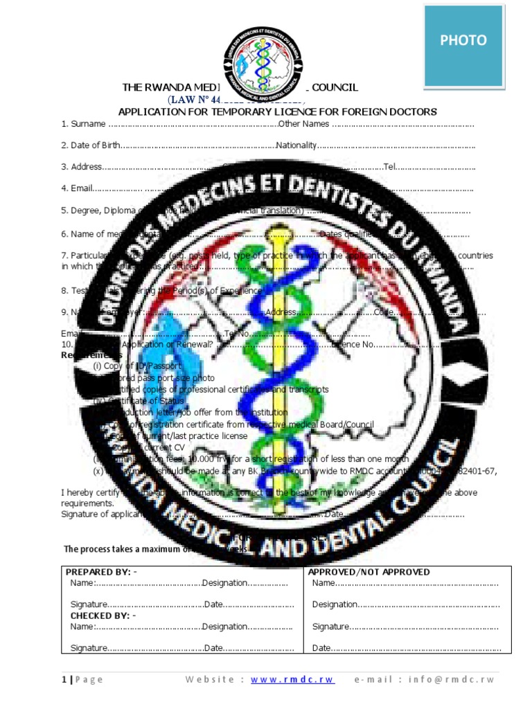 Photo: The Rwanda Medical and Dental Council | PDF | Business
