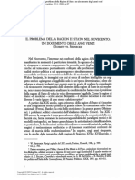 Il Problema Della Ragion Di Stato Un Documento Degli Anni Venti (Schmitt vs. Meinecke)