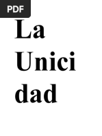 La Unicidad de Dios.docx
