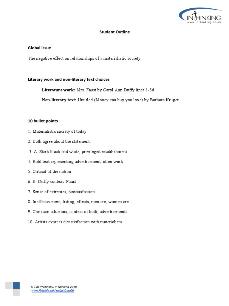 Final Student Outline PDF | PDF | Social Science | Philosophy