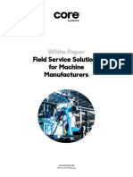 Field Service Solutions For Machine Manufacturers: White Paper
