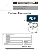 Prueba 1° Grado