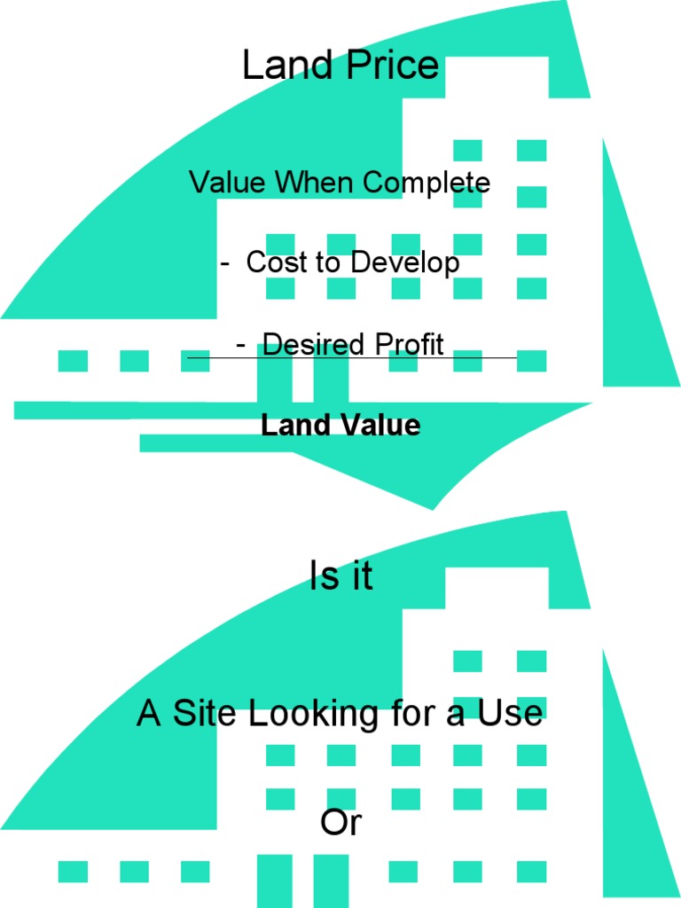 Land Valuation and Pricing Strategies | PDF