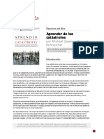 Aprender de Las Catastrofes PDF