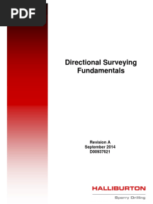 Directional Surveying Fundamentals