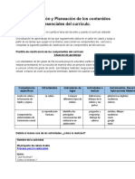 Identificación y Planeación de Los Contenidos Esenciales Del Currículo