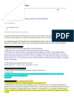 Historical Analysis/Student Copy Europe After WW1 1919: Directions and Review Questions