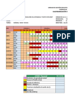 Calendarización 2021