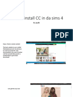 How To Install CC in Da Sims 4: by Jaydb