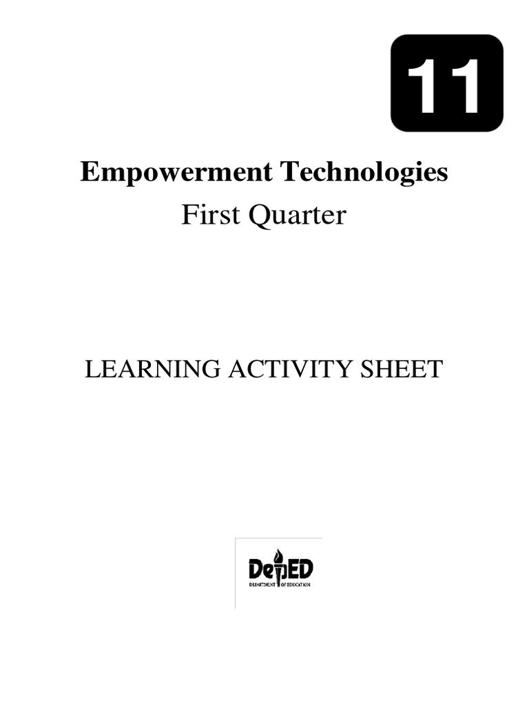 SHS E-Technologies PDF | PDF | Educational Technology | Hyperlink