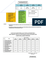 Jadwal Pas Semester 1