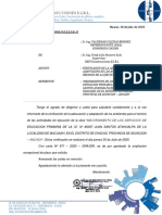 Carta N°11 - Verificacion de Ambientes PDF