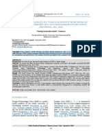 The Effect of Climate Factors For Dengue Hemorrhagic Fever in Banjarmasin City, South Kalimantan Province, INDONESIA, 2012-2016