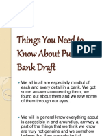 About Purchase Bank Draft