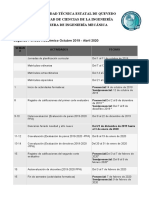 Segundo Período Académico Octubre 2019