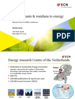 Wood, Waste & Residues Thermally Converted to Energy