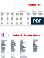 Verbs 11 - Present, Past & Past Participle Forms With IPA Pronunciation