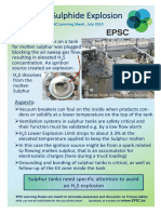 EPSC Learning Sheet - H2S Explosion