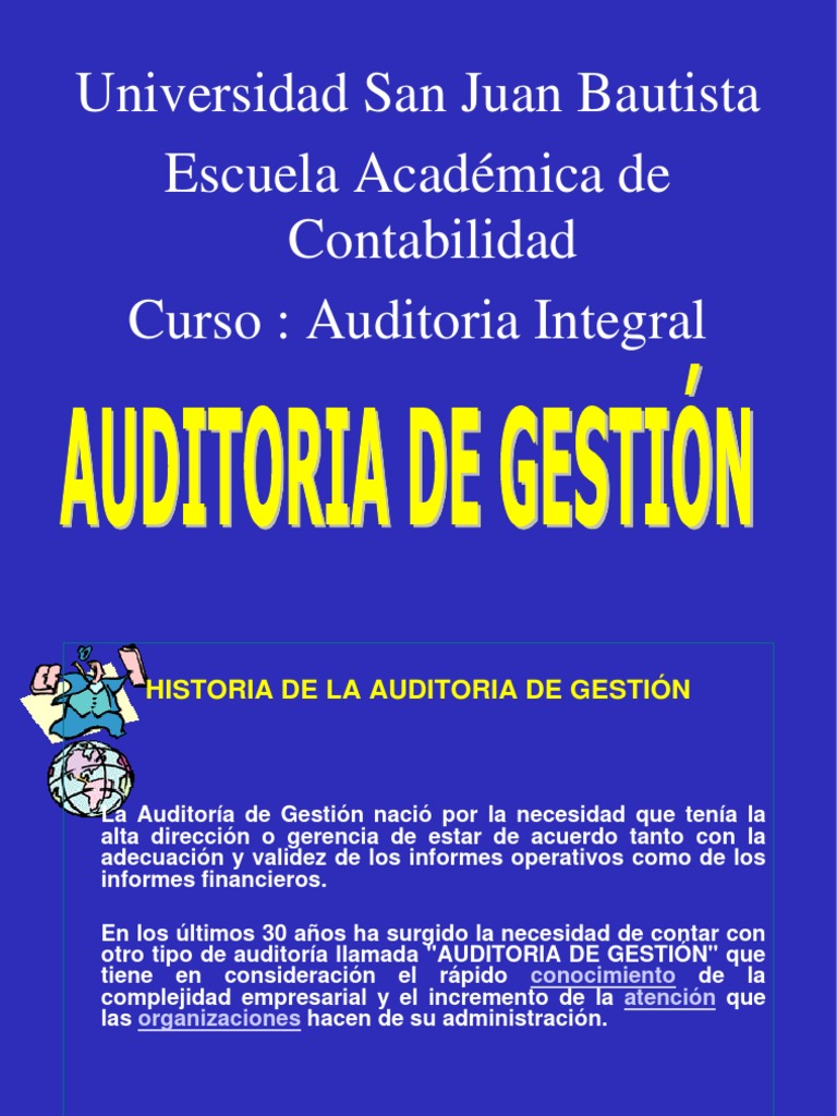 Auditoria de Gestion