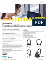 Datasheet Jabra Evolve65 FR